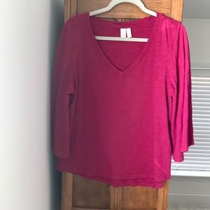 Anthropologie bell sleeve top